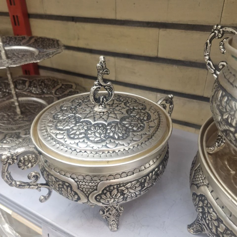 دستخوری نقره دسته دار سایز ۱