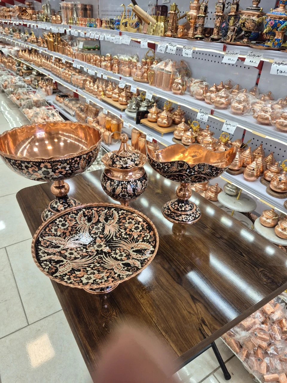سرویس الماس تراش گل و مرغ پرنده