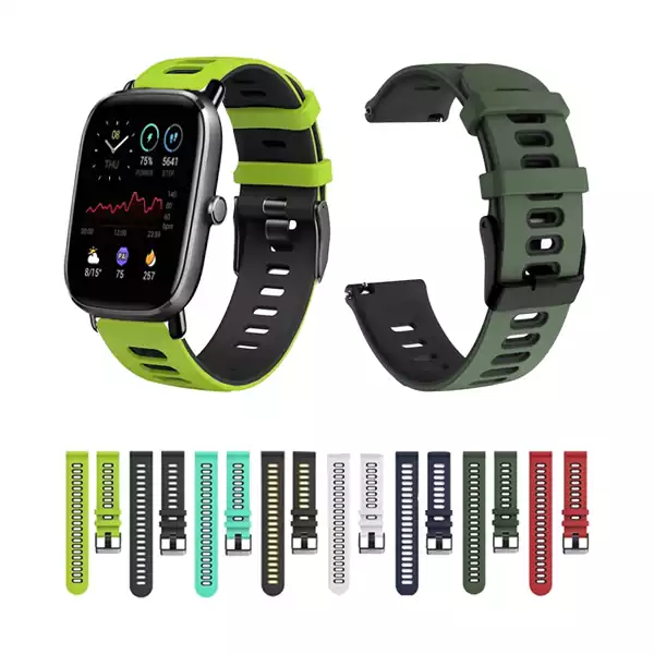 بند ساعت هوشمند Amazfit GTS 2 Mini طرح Two-Tone
