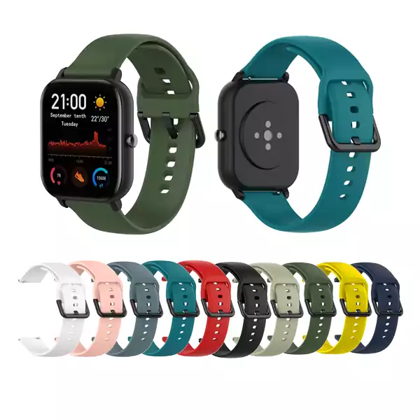 بند ساعت هوشمند Amazfit GTS 2 Mini طرح سیلیکون