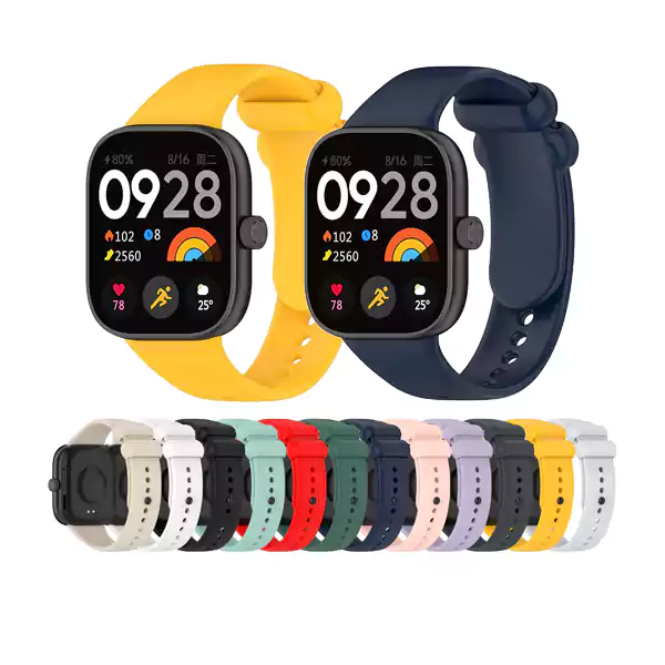 بند ساعت هوشمند شیائومی Redmi Watch 4 طرح سیلیکونی | رنگبندی کامل