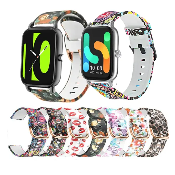 بند طرح دار ساعت هوشمند هایلو RS4