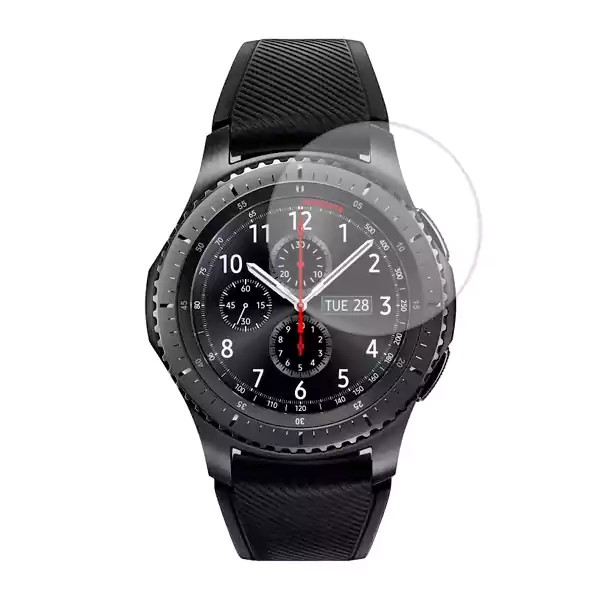 گلس ساعت هوشمند Gear S3 Frontier سامسونگ شیشه ای | پوشش کامل نمایشگر